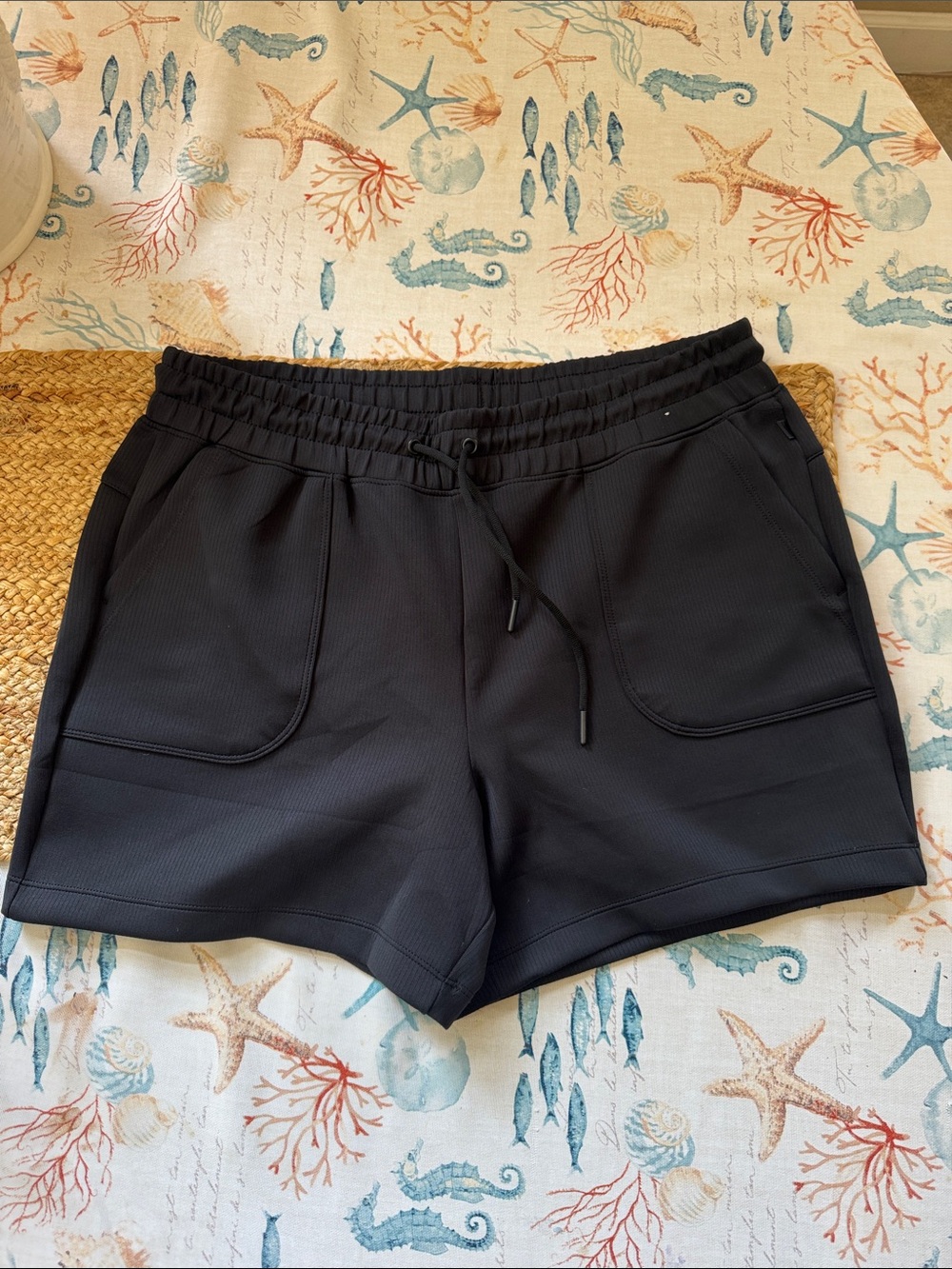 Mondetta Black Soft Ribbed Active Short NWOT